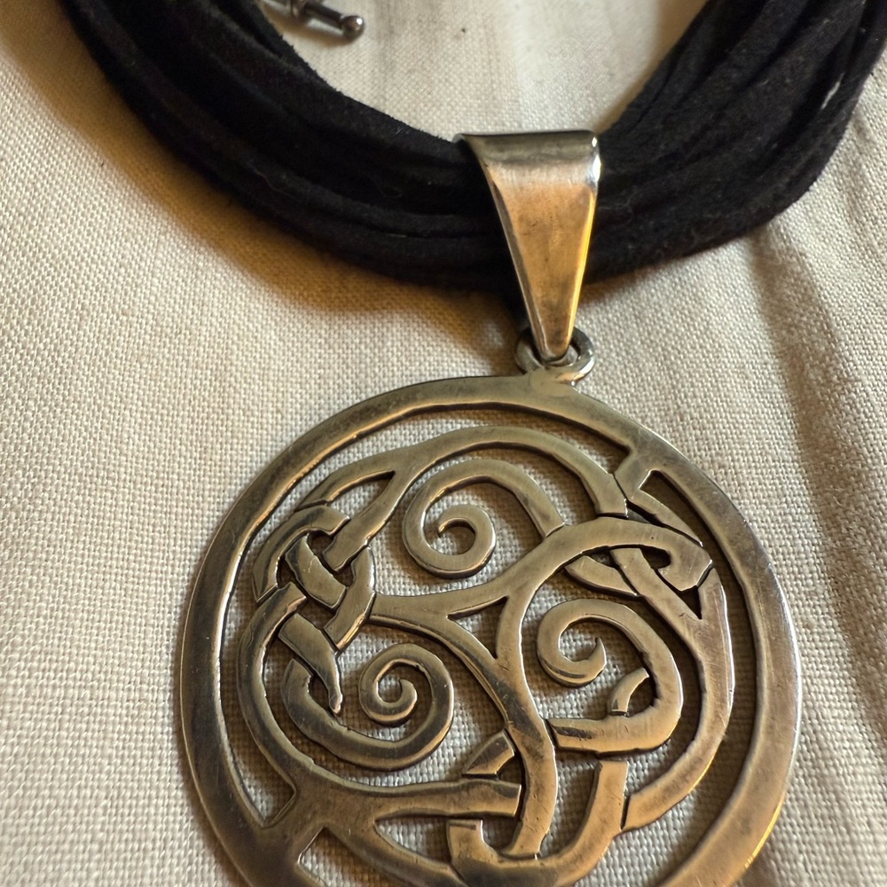 Silpada Sterling Silver Swirl Necklace